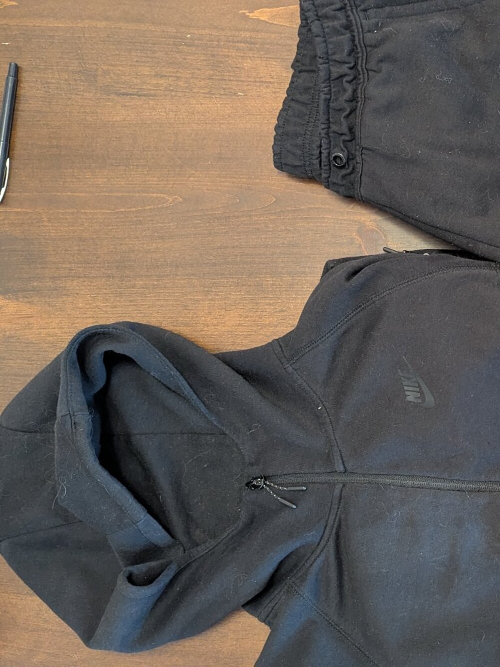 Nike Tech Fleece Black Set (Sweater and Sweatpants)